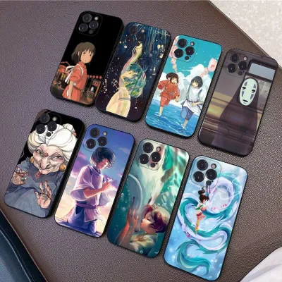 Spirited Away Phone Case Silicone Soft for iphone 14 13 12 11 Pro Mini XS MAX 8 7 6 Plus X XS XR Cover
