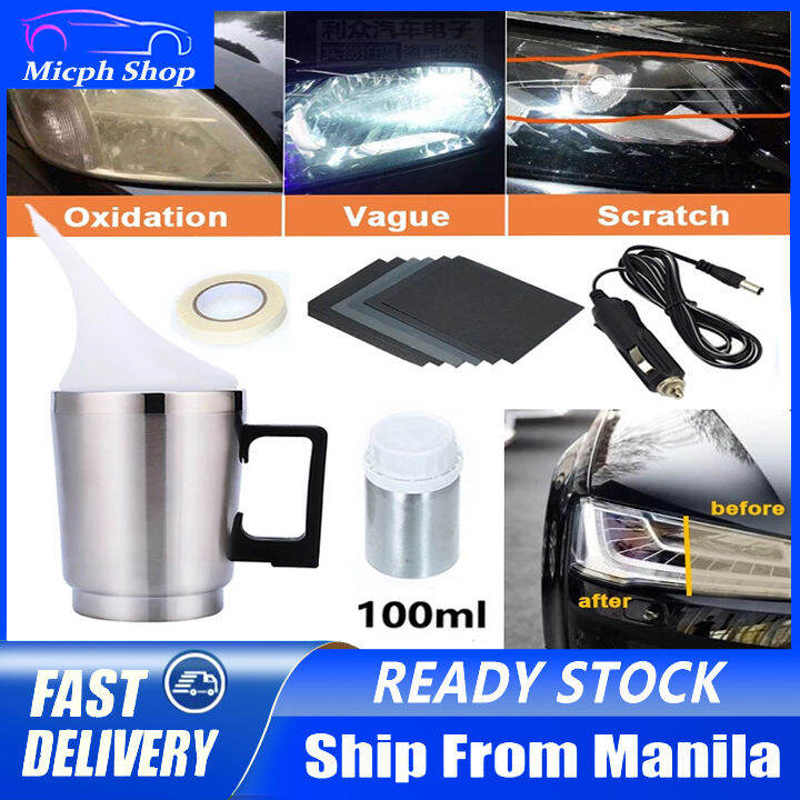 100ml Car Headlight Restoration Repair Kit Liquid Polymer Chemicals