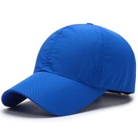 Summer Baseball Cap Solid Thin Mesh Portable Quick Dry Breathable Sun Hat Women Men Golf Tennis Running Hiking Camping