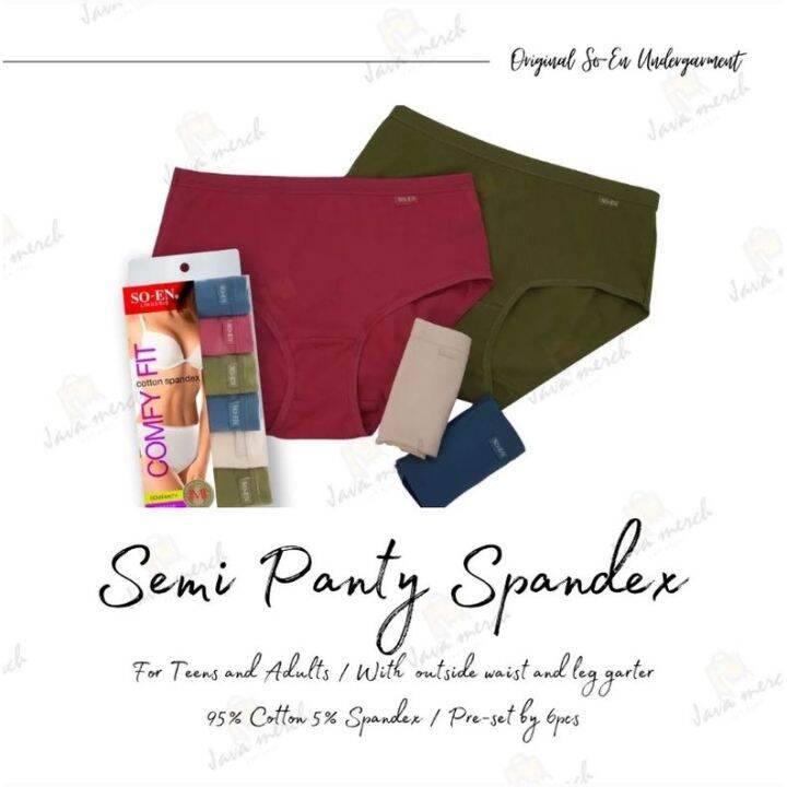 Soen Semi Panty Spandex 6in1 for s Lazada PH