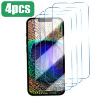 ™┅ 4PCS Screen Protector for iPhone 14 12 11 Pro Xs Max Protective Glass for iPhone XR 13 12 Mini 7 8 6S Plus SE 2020 X 5S 5 Glass