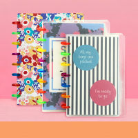 2021 New H Planner Disc Bound Notebook Journal Ring Binding Binder Spiral A5 Notepad Stationery Office &amp; School Supplies