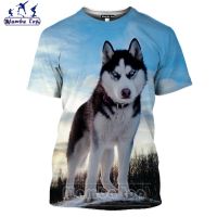 Mamba Top Siberian Husky T Shirt Men Hot 3D Print Wang Xingren Dog Animal Tshirt Women Kawaii Demolish Home Pet Funny Streetwear