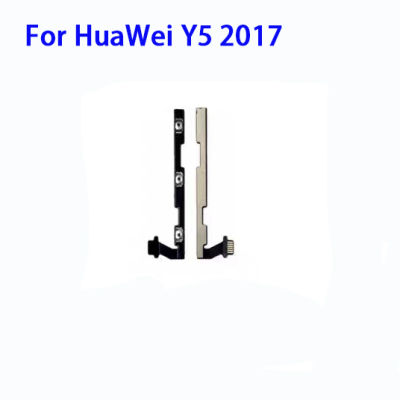 สำหรับ HuaWei Y5สวิตช์2017ปุ่มเปิดปิดปุ่มปิดเสียงเงียบสายเคเบิลงอได้ปุ่มเปิด/ปิด