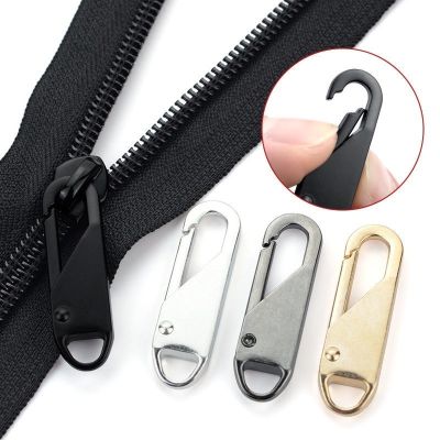 ▨❡卍 Zipper Slider Puller Instant Zipper Repair Kit Replacement For Broken Buckle Travel Bag Suitcase Zipper Head DIY Sewing Tools