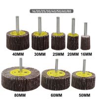 【LZ】✆№  16-80mm 80 Grit Sanding Flap Wheel Disc Abrasive Grinding Wheel Dremel Accessories Sandpaper Polishing Tools 6mm Shank for Drill