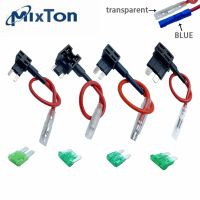 1PCS 12V MINI SMALL MEDIUM Size Car Fuse Holder Add-a-circuit TAP Adapter with 5A 10A Micro Mini Standard ATM Blade Take Electr