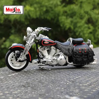 Maisto 1:18 Harley 1999 FLSTS Heritage Springer รถจักรยานยนต์รุ่นจำลองโลหะ Street รถจักรยานยนต์รุ่นเด็กของขวัญ