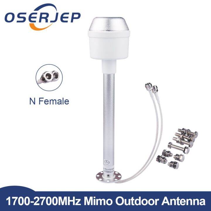 2X24dBi Mimo Feed 3G 4G LTE Outdoor Antenna with 2*N female/0.3M,Cannot ...