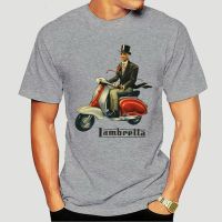 Classic Vintage 1950S Lambretta Scooter Decal Tshirt Vespa Mod Hipster Mens Basic Style T Shirt 4076A