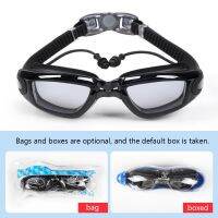 Electroplating Large Frame Adult Swimming Goggles Thickened Strong Sealing Swimming Glass High-strength Buckle Unisex Waterproof