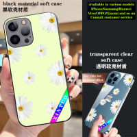 เคสสดใสขนาดเล็กลายดอกเบญจมาศที่สดใหม่สำหรับ iPhone 14 Pro Max เคสมือถือ6S 7Plus X Xr Xs Max 11 12 13เคสเคสโทรศัพท์อ่อนใสตัวป้องกันโปร่งใสกันกระแทก