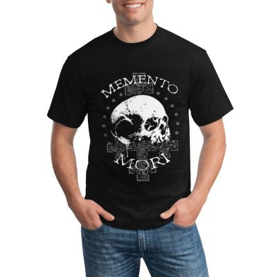 Trendy Soft Printed Funny Tshirt Memento Mori Various Colors Available
