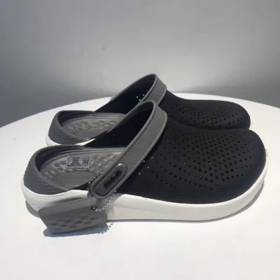 รองเท้า รองเท้าแตะ "Ready Stock"Crocs LiteRide ™ Unisex Duet Sport Clog รองเท้าชายหาดแท้รองเท้าแตะกลางแจ้ง