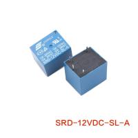 10ชิ้น Dc 12V คอยล์ Spdt 4ขารีเลย์ไฟฟ้าขนาดมินิประเภท Pcb คุณภาพสูง Srd-12vdc-Sl-A