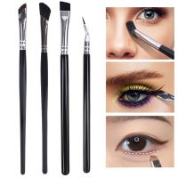 【CW】 1PCS Eyes Makeup Brushes Soft Flat Angled Eyebrow Eyeliner Make Up Cosmetics Tools