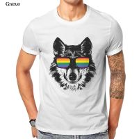 Lgbt Shirts - Wolf Gay T Shirt Unisex Tie Dye T-Shirt Streetwear Japanesestyle For 101669 【Size S-4XL-5XL-6XL】