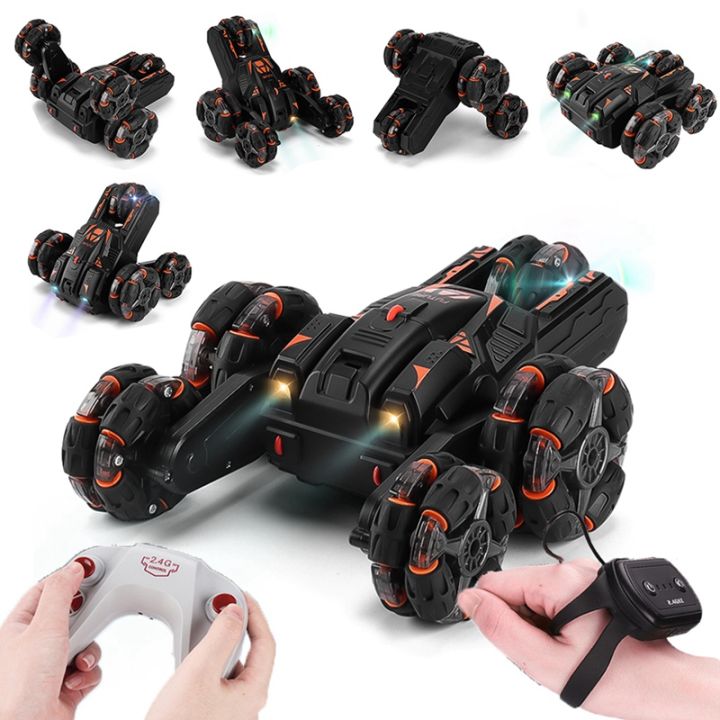 rc-stunt-car-climbing-and-drifting-car-2-4g-watch-gesture-control-rc-car-birthday-gift-toys-for-kids-black