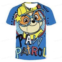 2023 NewChildren S Dog Patrol T-Shirt,3D พิมพ์เสื้อยืดแขนสั้น,ของขวัญวันเกิด2022ฤดูร้อนใหม่เสื้อยืดสำหรับชายและหญิง