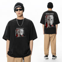 Jujutsu Kaisen Itadori Yuji อนิเมะเสื้อยืด Unisex แฟชั่นเสื้อผู้ชาย เสื้อโอเวอร์ไซส์ เสื้อผ้า