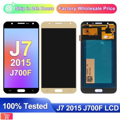 j700f LCD Display For Samsung Galaxy J7 2015 J700 J700M J700H J700FN DS Touch Screen Digitizer Assembly