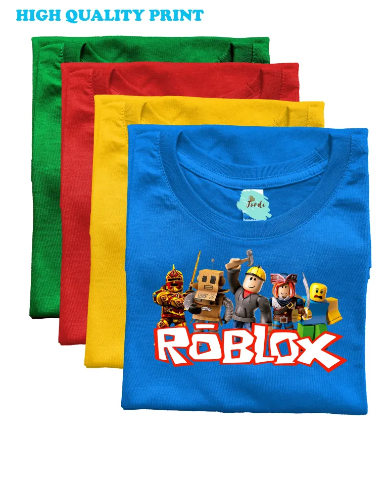 Roblox Christmas Characters Kids Printed T-shirt Various Sizes