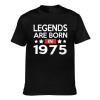 Fashion Legends Are Born In 1975 Hot Sale Men Pure Cotton T-Shirt