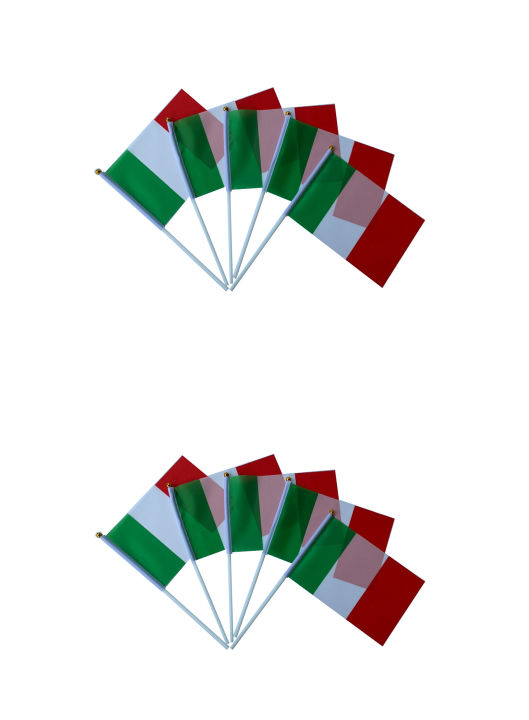 ธงอิตาลี-ชุดธงโบกอิตาลี-ชุดธงถืออิตาลีขนาดเล็ก-พร้อมส่ง