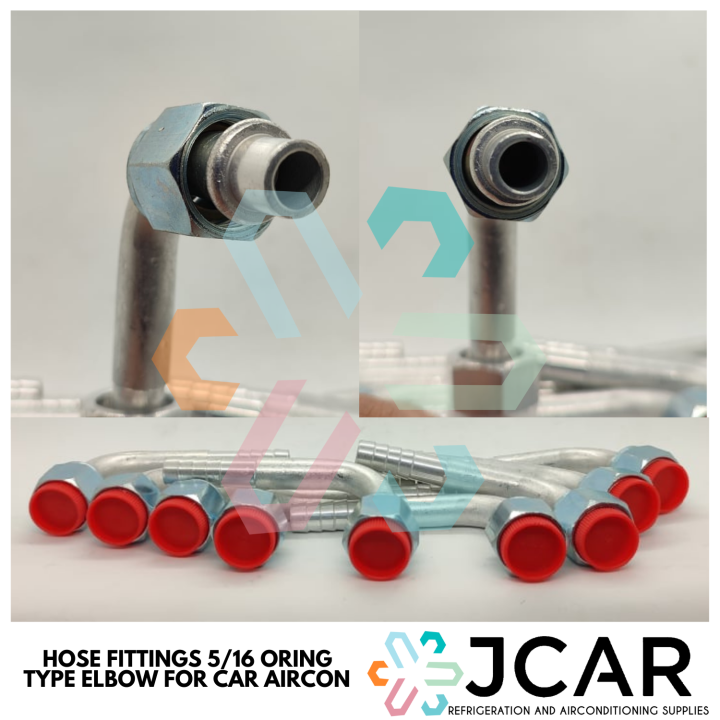 HOSE FITTINGS 5/16 ORING TYPE ELBOW FOR CAR AIRCON Lazada PH