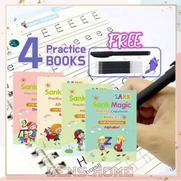 EliteKids Large Magic Practice Copybook for Kids Malaysia