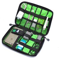 Hot Selling Outdoor Travel Kit Waterproof Nylon Cable Holder Bag Electronic Accessories USB Drive Storage Case Camping Hiking Organizer Bag