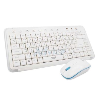 MD-TECH Keyboard (2in1) Wireless (RF-KM3000) White