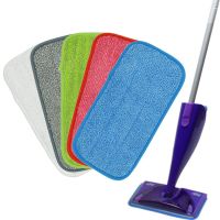 ☽ For Swiffer WetJet Pano Prato Flat Cloth Machine Washable Easy to Replace Wet Dry Microfibre Floor Mop Pads Chiffon De Nettoyage