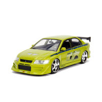 1:24 Brian S 2002 Mitsubishi Lancer Evolution VII ของเล่นสำหรับชายโลหะ CN(Origin) 12 Y รุ่นรถ Diecast เด็กของขวัญคอลเลกชัน J62