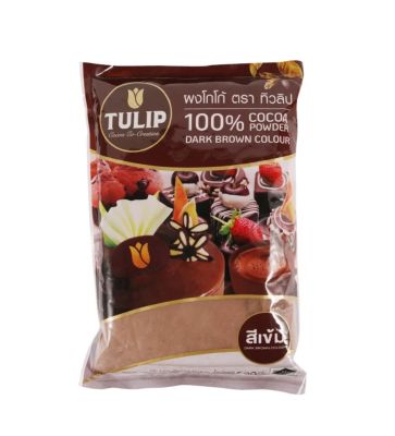 ทิวลิป ผงโกโก้ สีเข้ม Tulip Dark Cocoa 500 ก.
