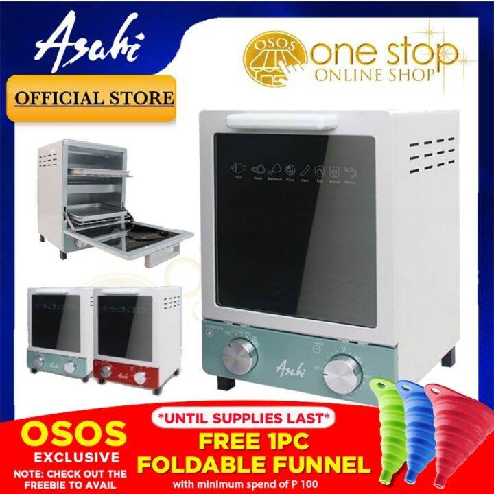 Asahi Original OT1211 Oven Toaster Toast Bake Roast Defrost Reheat