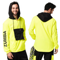 Bright Bold Zumba Half Zip Hoodie (เสื้อมีหมวกออกกำลังกายซุมบ้า)