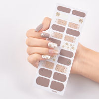 New Year Snow Flakes Sticker DIY Designer Nail Decor Sticker Nail Art Decoration Christmas Nail Sticker Set for Her