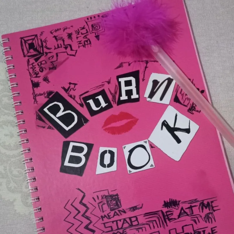 Sketch Book Journal - Mean Girls Inspired *Burn Book*