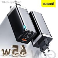 【อะแดปเตอร์】 Baseus อะแดปเตอร์ชาร์จไว 65W Gan 4.0 3.0 พร้อม USB 3 พอร์ต สำหรับ IPhone Huawei Xiaomi Laptop