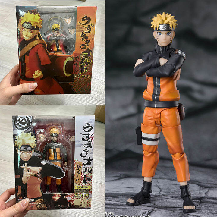 Anime uzumaki naruto figura shf modo de fadas dos desenhos