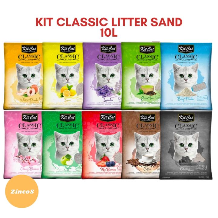 Kit Cat Classic Clump Cat Litter Sand 10l Lazada Ph 4385