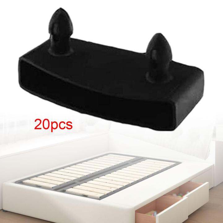 Hisiya 20Pcs Bed Slat Holder Universal Sides Ends Fixings for Day Bed
