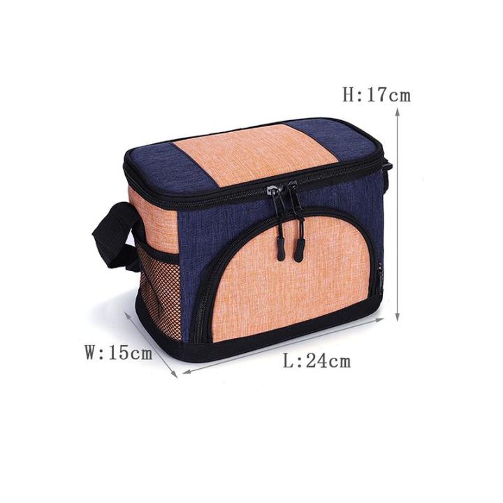 กระเป๋าอาหารกลางวันสำหรับนักเรียนโรงเรียนหุ้มฉนวน6l-กระเป๋ากระเป๋าเก็บของข้าวกล่องปิกนิกกันน้ำ
