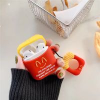 【COOL】 PC Helpers MALL McDonald S Coffee French Fries Hamburg Chicken Family Ice Silicone Wireless Bluetooth สำหรับฝาครอบป้องกัน1 2 Pro