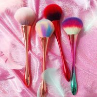 Popular Professional Loose Powder Makeup Brush / Conical Handle Premium Synthetic Face Blush Make up Brushes / Makeup Brushes For BlendingFoundationPowderConcealersEyebrowEye Shadows / Daily Basic Cosmetic tools