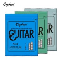 【cw】 Orphee Metal Electric Guitar Strings Set RX Series Practiced Hexagonal Carbon Steel 6 String for Guitar Parts Musical Instrument