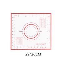【❉HOT SALE❉】 congbiwu03033736 แผ่นรองอบซิลิโคน5ขนาดแผ่นรองขนมฟองดองท์เสื่อสำหรับนวดแป้งโดรีดแป้งขนมอบอุปกรณ์ทำอาหารแบบนอนสติ๊ก