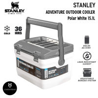 กระติกน้ำ​แข็ง Stanley Adventure Cooler 16QT สีขาว ของแท้100%