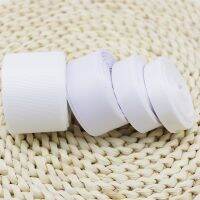 (10 Meters/lot) (12/25/40mm)white Grosgrain Ribbon Handmade Gift Wrap Christmas Decorations Ribbons Decoration Party Wholesale Gift Wrapping  Bags